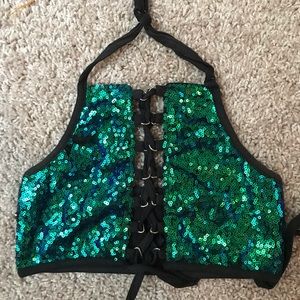 Sequin Rave Top